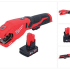 Milwaukee M12 PCSS-401 akumulatorowy obcinak do rur ze stali nierdzewnej 12 V 12 - 28 mm + 1x akumulator 4,0 Ah - bez ładowarki