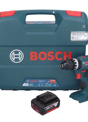 Bosch GSB 18V-45 Profesjonalna akumulatorowa wiertarko-wkrętarka udarowa 18 V 45 Nm bezszczotkowa + 1x akumulator 5,0 Ah + walizka L - bez ładowarki