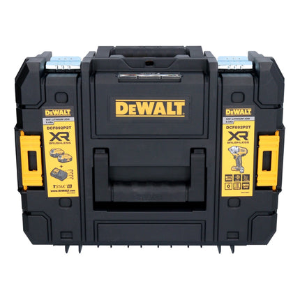 Akumulatorowy klucz udarowy DeWalt DCF 892 E2T 18 V 813 Nm 1/2" bezszczotkowy + 2x akumulator 1,7 Ah + ładowarka + TSTAK