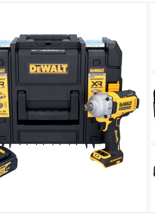 DeWalt DCF 892 M1T Akku Schlagschrauber 18 V 813 Nm 1/2" Brushless + 1x Akku 4,0 Ah + Ladegerät + TSTAK