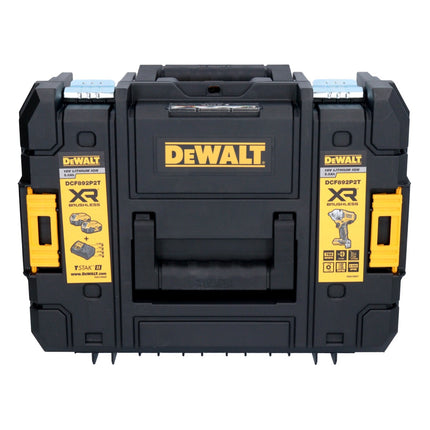 DeWalt DCF 892 M1T akumulatorowy klucz udarowy 18 V 813 Nm 1/2" bezszczotkowy + 1x akumulator 4,0 Ah + ładowarka + TSTAK