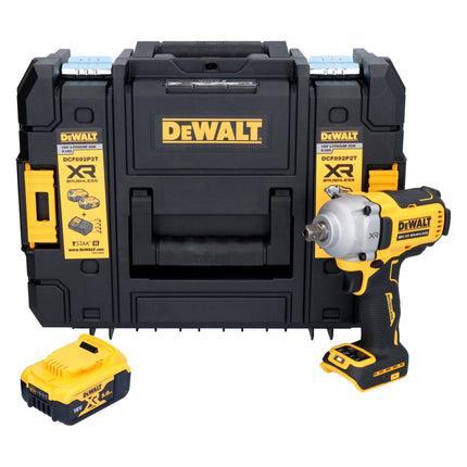 Akumulatorowy klucz udarowy DeWalt DCF 892 NT 18 V 813 Nm 1/2" bezszczotkowy + 1x akumulator 5,0 Ah + TSTAK - bez ładowarki