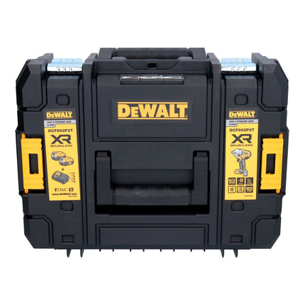 Akumulatorowy klucz udarowy DeWalt DCF 892 NT 18 V 813 Nm 1/2" bezszczotkowy + 1x akumulator 5,0 Ah + TSTAK - bez ładowarki