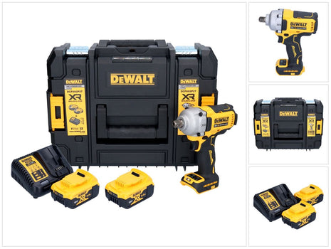 DeWalt DCF 892 P2T Clé à choc 18 V 813 Nm 1/2'' Brushless + 2x batterie 5,0 Ah + chargeur + TSTAK