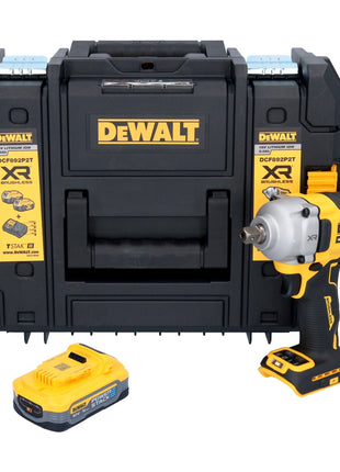 DeWalt DCF 892 NT Clé à choc sans fil 18 V 813 Nm 1/2'' Brushless + 1x batterie Powerstack 5,0 Ah + TSTAK - sans chargeur