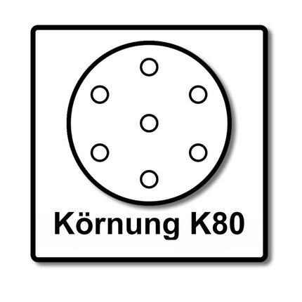 Makita BO 5031 Szlifierka mimośrodowa 300 W 125 mm + 50x papier ścierny K80