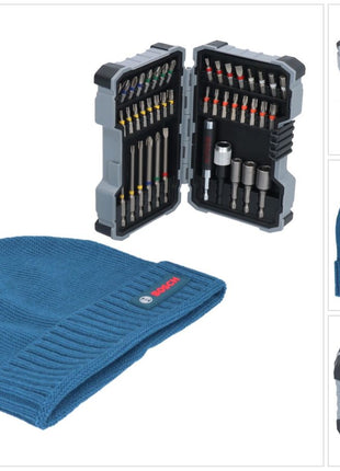 Bosch 43 pcs. Jeu d'embouts de vissage Extra Hard 1/4'' + casquette / bonnet Bosch gratuit ( 0615997658 )