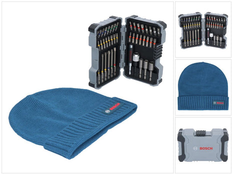 Bosch 43 pcs. Jeu d'embouts de vissage Extra Hard 1/4'' + casquette / bonnet Bosch gratuit ( 0615997658 )