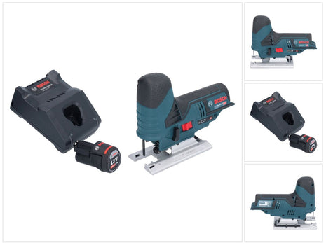 Bosch GST 12V-70 Professional Akku Stichsäge 12 V 70 mm + 1x Akku 3,0 Ah + Ladegerät