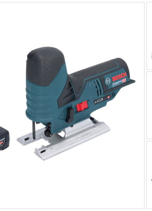 Bosch GST 12V-70 Professional Akku Stichsäge 12 V 70 mm + 1x Akku 6,0 Ah - ohne Ladegerät