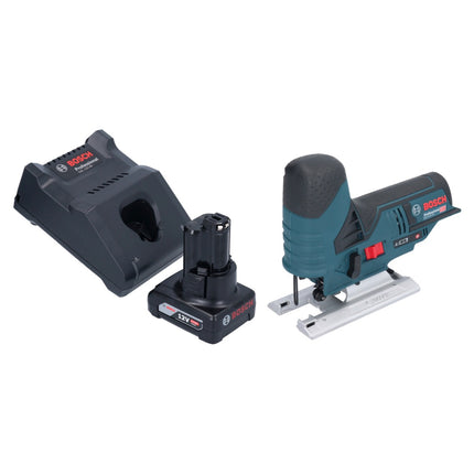 Bosch GST 12V-70 Profesjonalna wyrzynarka akumulatorowa 12 V 70 mm + 1x akumulator 6,0 Ah + ładowarka