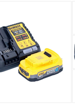 Zestaw startowy akumulatorów DeWalt DCB 1104 E1 12 V / 18 V 1x akumulator Powerstack 1,7 Ah + ładowarka DCB 1104