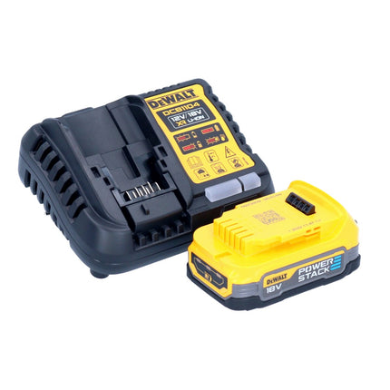 Zestaw startowy akumulatorów DeWalt DCB 1104 E1 12 V / 18 V 1x akumulator Powerstack 1,7 Ah + ładowarka DCB 1104