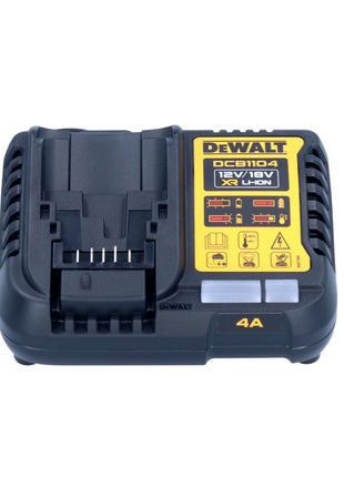 DeWalt DCB 1104 D2 set de arranque de batería 12 V / 18 V 2x baterías 2,0 Ah + cargador DCB 1104