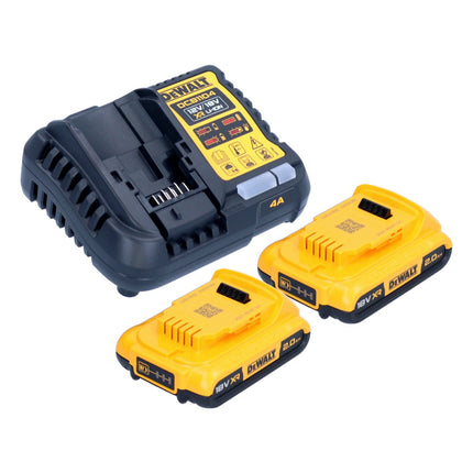 Zestaw startowy akumulatorów DeWalt DCB 1104 D2 12 V / 18 V 2x akumulator 2,0 Ah + ładowarka DCB 1104