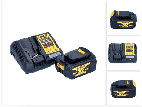 Zestaw startowy akumulatorów DeWalt DCB 1104 M1 12 V / 18 V 1x akumulator 4,0 Ah + ładowarka DCB 1104