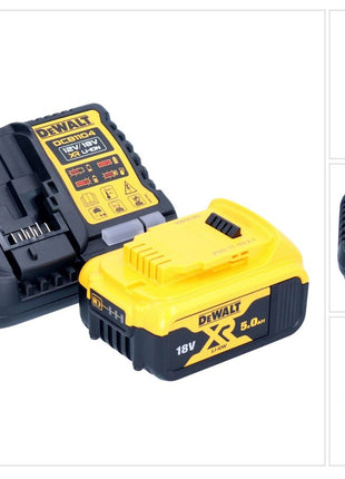 Zestaw startowy akumulatorów DeWalt DCB 1104 P1 12 V / 18 V 1x akumulator 5,0 Ah + ładowarka DCB 1104