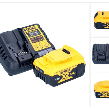 Zestaw startowy akumulatorów DeWalt DCB 1104 P1 12 V / 18 V 1x akumulator 5,0 Ah + ładowarka DCB 1104