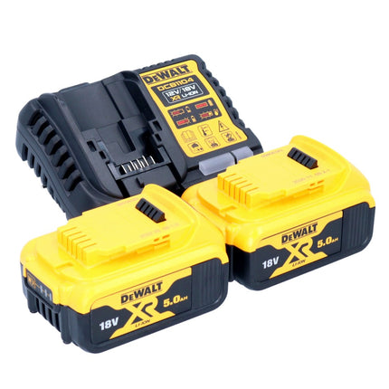 Zestaw startowy akumulatorów DeWalt DCB 1104 P2 12 V / 18 V 2x akumulator 5,0 Ah + ładowarka DCB 1104