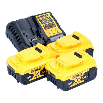 Zestaw startowy akumulatorów DeWalt DCB 1104 P3 12 V / 18 V 3x akumulator 5,0 Ah + ładowarka DCB 1104