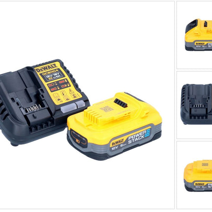 Zestaw startowy akumulatorów DeWalt DCB 1104 H1 12 V / 18 V 1x akumulator Powerstack 5,0 Ah + ładowarka DCB 1104