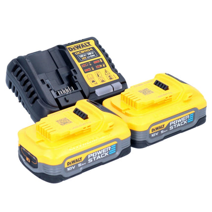 Zestaw startowy akumulatorów DeWalt DCB 1104 H2 12 V / 18 V 2x akumulator Powerstack 5,0 Ah + ładowarka DCB 1104