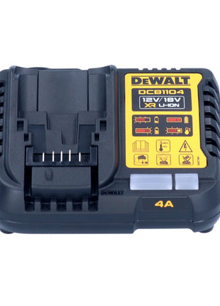 Zestaw startowy akumulatorów DeWalt DCB 1104 H4 12 V / 18 V 4x akumulator Powerstack 5,0 Ah + ładowarka DCB 1104