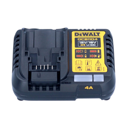 Zestaw startowy akumulatorów DeWalt DCB 1104 H4 12 V / 18 V 4x akumulator Powerstack 5,0 Ah + ładowarka DCB 1104