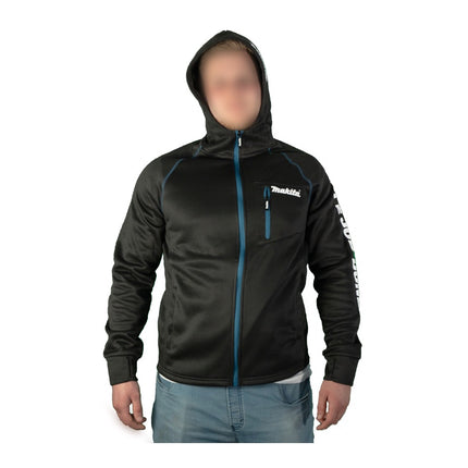 Makita Polar Tec Hoodie Jacke L mit Kapuze Arbeit und Freizeit ( 98P214-L ) 100 % Polyester