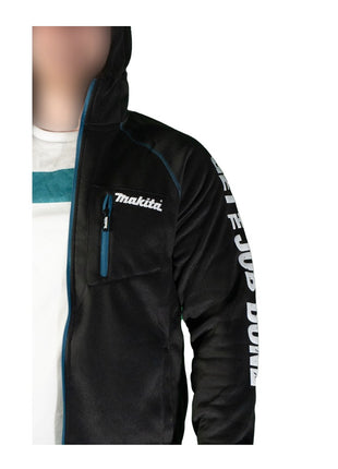 Makita Polar Tec Hoodie Jacke XL mit Kapuze Arbeit und Freizeit ( 98P214-XL ) 100 % Polyester