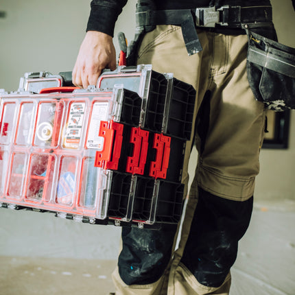 Toolbrothers RHINO L Organizer wysokości ECO 6 l IP54 z wyjmowanymi pudełkami