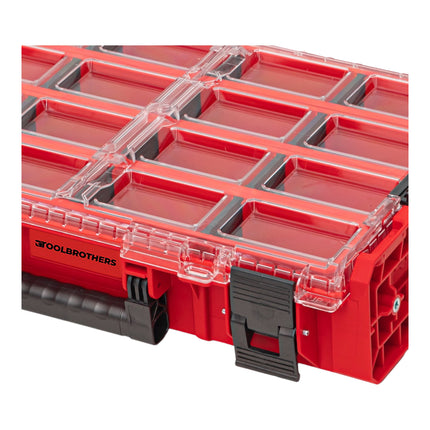 Toolbrothers RHINO XXL Organizer ULTRA wysokość XL pudełka + 13,5 l IP66 z wyjmowanymi pudełkami + przegródki