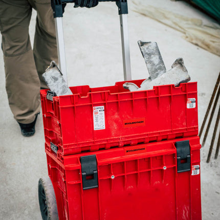 Toolbrothers RHINO XXL Skrzynka narzędziowa ULTRA Custom 35 l z możliwością sztaplowania i wyjmowanymi przegrodami