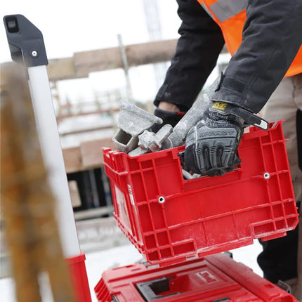 Toolbrothers RHINO XXL Skrzynka narzędziowa ULTRA Custom 35 l z możliwością sztaplowania i wyjmowanymi przegrodami