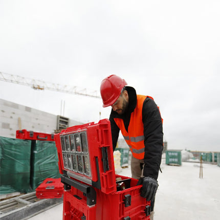 Toolbrothers RHINO XXL walizka narzędziowa ULTRA Handling+ wysokość M 15,4 l IP66 z wyjmowanymi przegrodami + pudełka