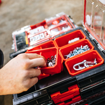 Toolbrothers RHINO XXL Organizer ECO wysokość M+ pudełka 4 l IP66 z wyjmowanymi pudełkami