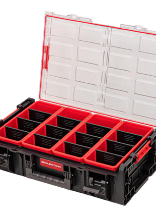 Toolbrothers RHINO XXL Organizer ECO Height XXL + Connect Adapter 582 x 387 x 172 mm 19,5 l IP66 z 4 wkładkami i 12 przegrodami