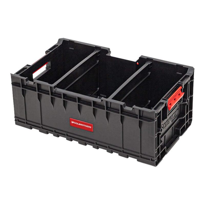 Skrzynka narzędziowa Toolbrothers RHINO XXl ECO Custom 35 l sztaplowana z wyjmowanymi przegrodami