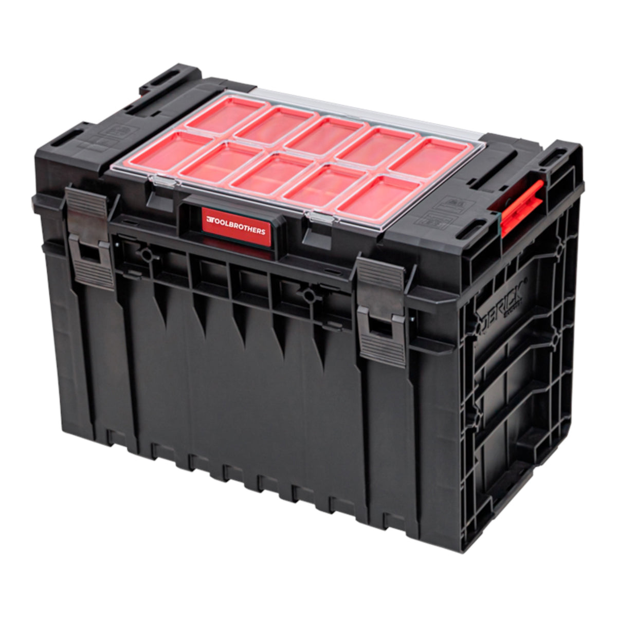 Toolbrothers RHINO XXL walizka narzędziowa ECO Handling+ wysokość XL 52 l IP66 z wyjmowanymi przegrodami + pudełka
