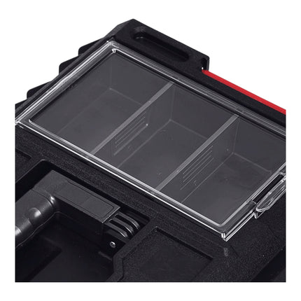 Toolbrothers RHINO XXL walizka narzędziowa ECO Comfort+ wysokość M 15,4 l IP66 z wyjmowanymi przegrodami + pudełka