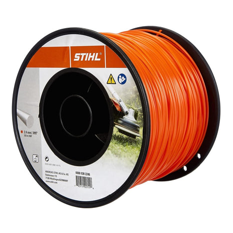 Żyłka do kosiarki Stihl okrągła Ø 2,4 mm x 253 m długości pomarańczowa ( 00009302246 ) do przycinania krawędzi trawnika