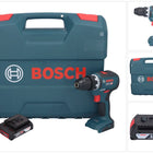 Bosch GSR 18V-55 Profesjonalna akumulatorowa wiertarko-wkrętarka 18 V 55 Nm bezszczotkowa + 1x akumulator 2,0 Ah + L-case - bez ładowarki