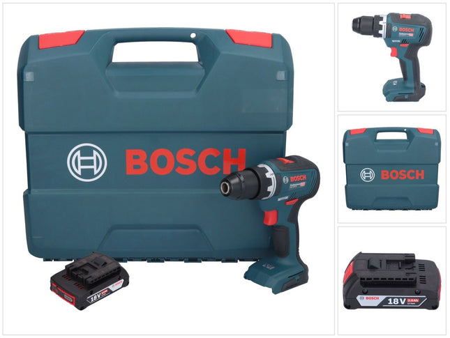 Bosch GSR 18V-55 Profesjonalna akumulatorowa wiertarko-wkrętarka 18 V 55 Nm bezszczotkowa + 1x akumulator 2,0 Ah + L-case - bez ładowarki