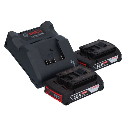 Bosch GSR 18V-55 Profesjonalna akumulatorowa wiertarko-wkrętarka 18 V 55 Nm bezszczotkowa + 2x akumulator 2,0 Ah + ładowarka + walizka L