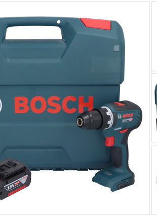 Bosch GSR 18V-55 Profesjonalna akumulatorowa wiertarko-wkrętarka 18 V 55 Nm bezszczotkowa + 1x akumulator 4,0 Ah + walizka L - bez ładowarki