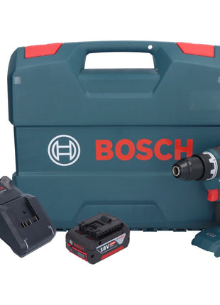 Bosch GSR 18V-55 Profesjonalna akumulatorowa wiertarko-wkrętarka 18 V 55 Nm bezszczotkowa + 1x akumulator 4,0 Ah + ładowarka + walizka L