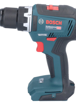 Bosch GSR 18V-55 Profesjonalna akumulatorowa wiertarko-wkrętarka 18 V 55 Nm bezszczotkowa + 2x akumulator 4,0 Ah + ładowarka + walizka L