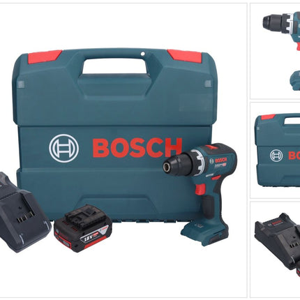 Bosch GSR 18V-55 Profesjonalna akumulatorowa wiertarko-wkrętarka 18 V 55 Nm bezszczotkowa + 1x akumulator 5,0 Ah + ładowarka + walizka L