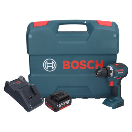 Bosch GSR 18V-55 Profesjonalna akumulatorowa wiertarko-wkrętarka 18 V 55 Nm bezszczotkowa + 1x akumulator 5,0 Ah + ładowarka + walizka L