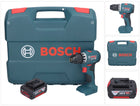 Bosch GSR 18V-45 Taladro atornillador inalámbrico profesional 18 V 45 Nm sin escobillas + 1x batería 4,0 Ah + L-Case - sin cargador